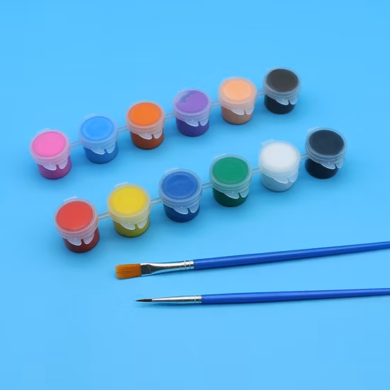 Großhandel mit Acrylfarbe, 5 ml, 12 Farben, Acrylfarben-Sets für Kinder
