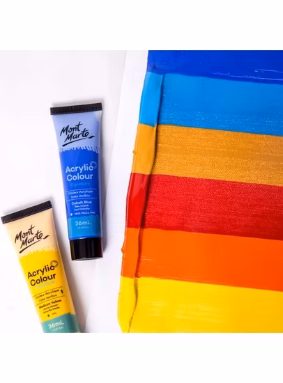 Mont Marte Acrylfarben-Set, 36 Stück x 36 ml