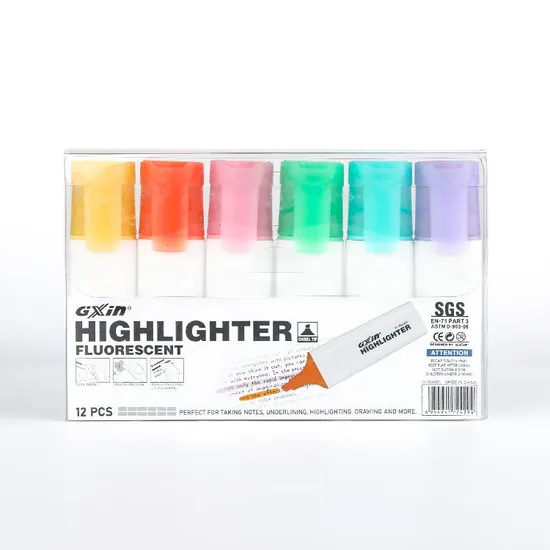 Personalisierter Rainbow Combo Kinder-Textmarker aus Kunststoff in Oktopusform